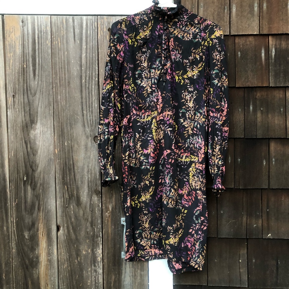 fall floral print dress